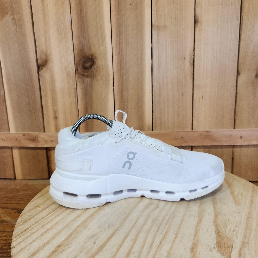 On Cloudnova 2 Shoes Womens 9 White Mesh Running Sneakers CloudTec Athletic - Picture 5 of 10